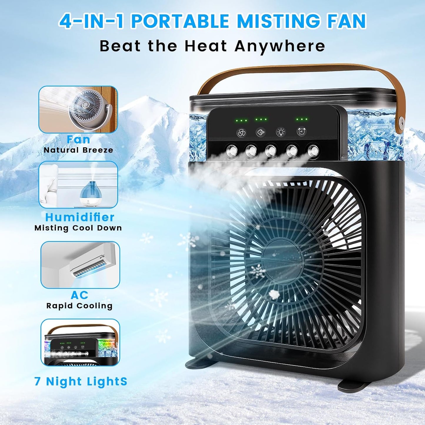 Cooling Fan With Ice